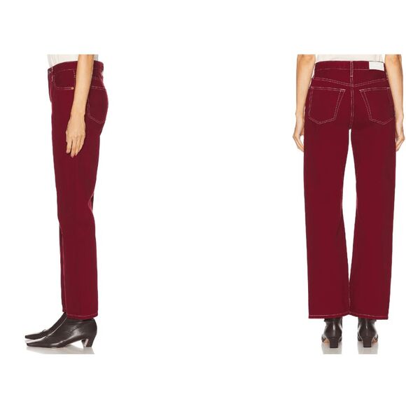 RE/DONE The Standard High Rise Straight Jeans in Currant size 28 $285 - Picture 3 of 11